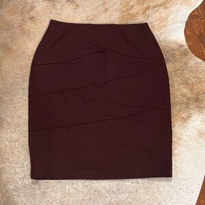 Burgundy gifts bandage skirt